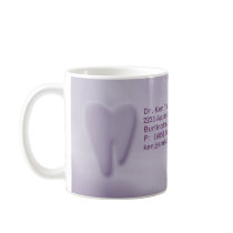 Dental Molar Coffee Mug Purple by BestCards Dental Molar Coffee Mug Purple