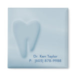 Dental Molar Fridge Magnet Blue