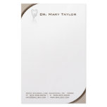Dental Molar Tooth Stationery Beige Curve