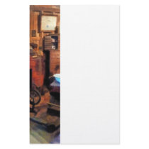 Dental Office With Drill Stationery