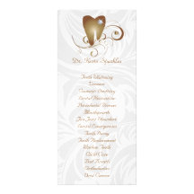 Dental Service Menu Brochure Gold Diamond Tooth Rack Card
