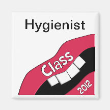 Dental Tech or Hygienist Class 2012 Refrigerator Magnets