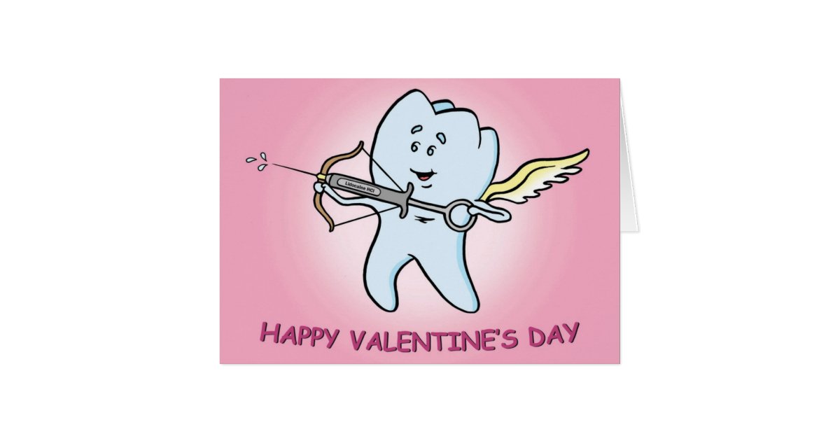 Dental Valentine's Day Card Zazzle