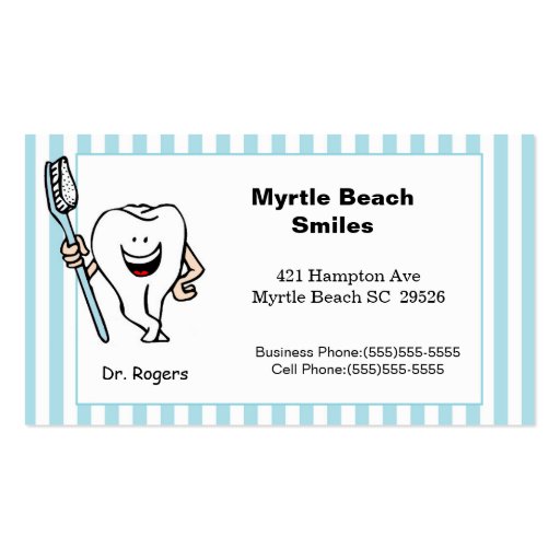 Dentist Appointment and  Business Card