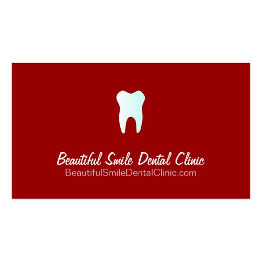 Dentist Appointment Cards- Color changeable Business Card