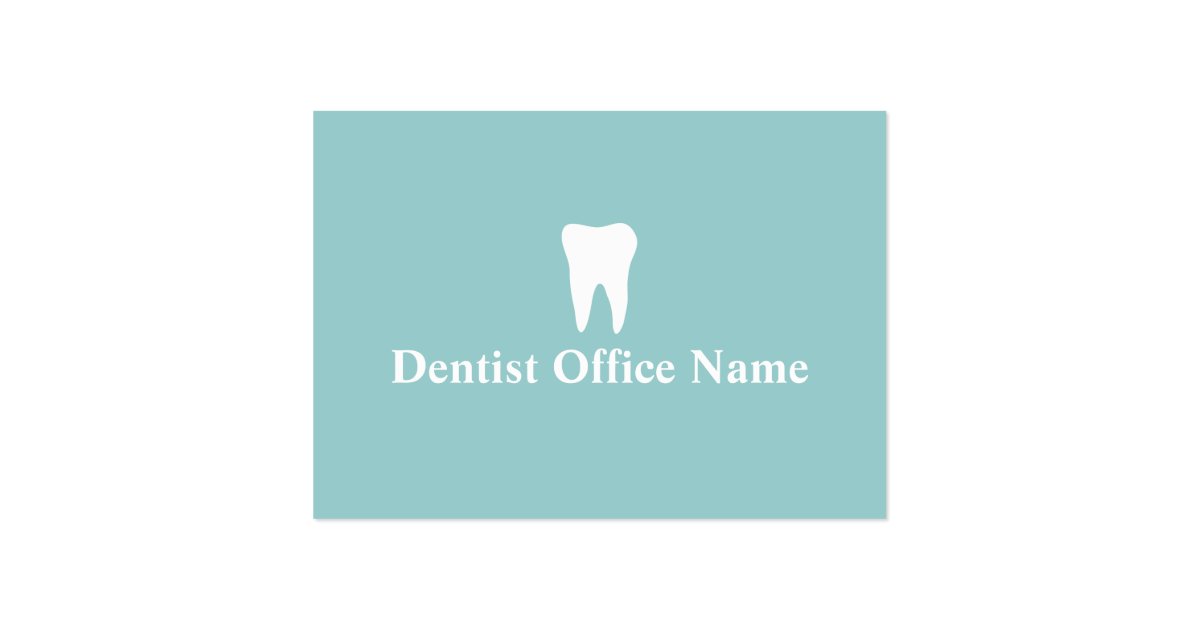 Dentist appointment reminder cards dental office Zazzle