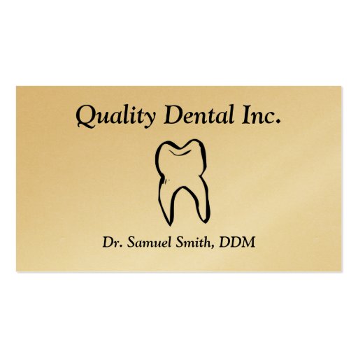 Dentist Business Card Templates