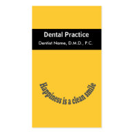 Dentist Business Card Templates