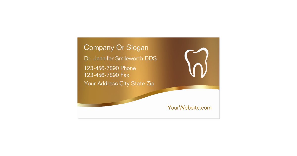 Dentist Business Cards Zazzle