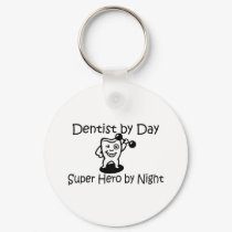 Dentist By Day Suup Hero By Night keychains