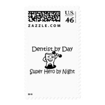 Dentist By Day Suup Hero By Night postage by CelebrationZazzle Dentist By Day Suup Hero By Night postage
