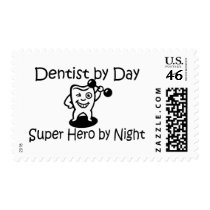 Dentist By Day Suup Hero By Night postage by CelebrationZazzle Dentist By Day Suup Hero By Night postage