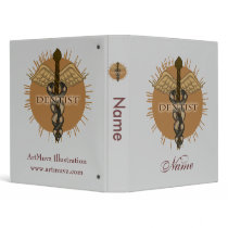 Dentist Caduceus Binders