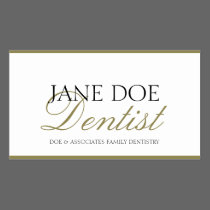 Dentist DDS Family Dentistry -Available Letterhead business cards