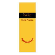 Dentist & Dental Appointment business cards by 911business Dentist & Dental Appointment business cards