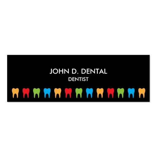 Dentist, dental business or profile card business card templates