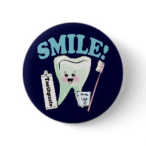 Dentist Dental Hygienist Pinback Button