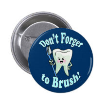 Dentist Dental Hygienist Button