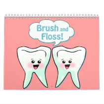 Dentist Dental Hygienist Wall Calendar