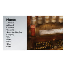 Dentist - Detachable Tooth Shade Guide Business Card