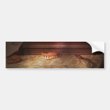 Dentist - False Teeth Bumper Sticker