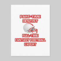 Dentist .. Fantasy Football Expert Postcards