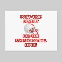 Dentist .. Fantasy Football Expert Post Card