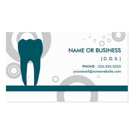dentist Os Business Card (front side)