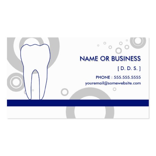 dentist Os Business Card (front side)