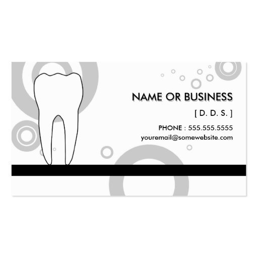 dentist Os Business Card Template (front side)