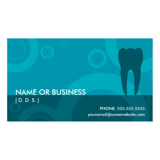 dentist Os Business Cards (front side)