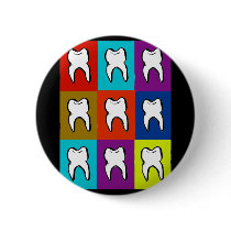 Dentist Popart Gifts buttons by gailg1957 Dentist Popart Gifts buttons