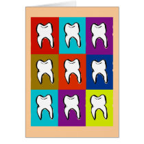Dentist Popart Gifts Card