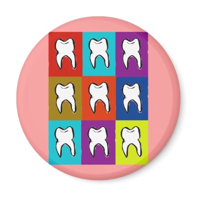 Dentist Popart Gifts Refrigerator Magnets by gailg1957