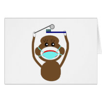 Dentist Sock Monkey Shirts and Gifts--Adorable cards by gailg1957 Dentist Sock Monkey Shirts and Gifts--Adorable cards