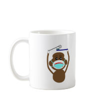 Dentist Sock Monkey Shirts and Gifts--Adorable mugs by gailg1957 Dentist Sock Monkey Shirts and Gifts--Adorable mugs
