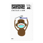 Dentist Sock Monkey Shirts and Gifts--Adorable Postage Stamps