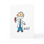 Dentist Stick Figure Card