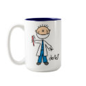 Dentist Stick Figure Mug by stick_figures Dentist Stick Figure Mug