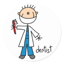 Dentist Stick Figure Sticker by stick_figures Dentist Stick Figure Sticker