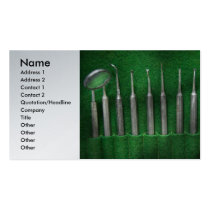 Dentist - The kit business cards
