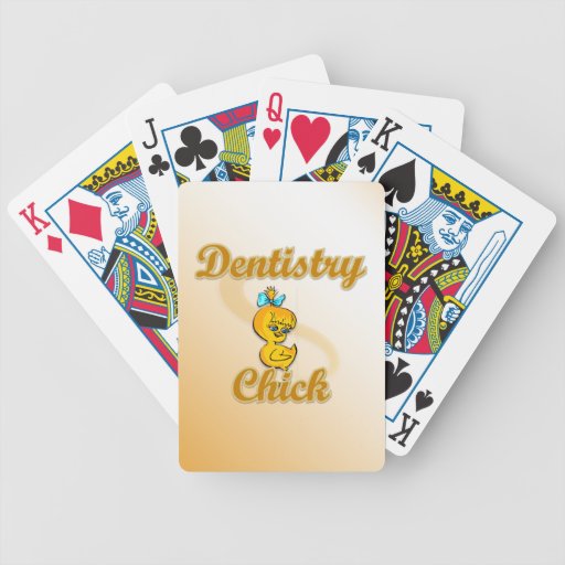 Dentistry Chick Bicycle Card Deck