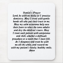 Dentist's Prayer Mouse Pad mousepads by medicaltshirts Dentist's Prayer Mouse Pad mousepads