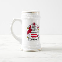 Denton Family Crest mugs by coatsofarms Denton Family Crest mugs