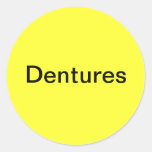 Dentures Label/ Sticker