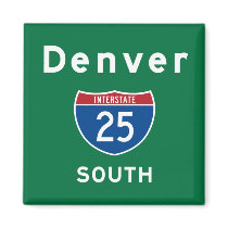 Denver 25 refrigerator magnets