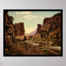 Denver and Rio Grande Railroad Track in Utah 1900 Posters