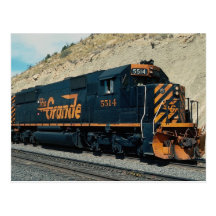 Denver and Rio Grande Western EMD SD-50 No. 5514, Postcard