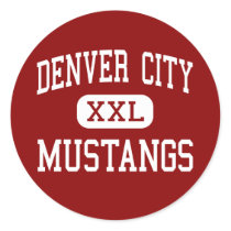 Denver City - Mustangs - High - Denver City Texas stickers by customteamsportswear Denver City - Mustangs - High - Denver City Texas stickers
