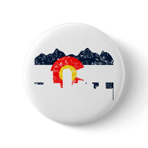 Denver Colorado Flag Pinback Button